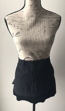 Fashion Nova 'Checking In Corduroy' Skirt Set- Size L - Depop