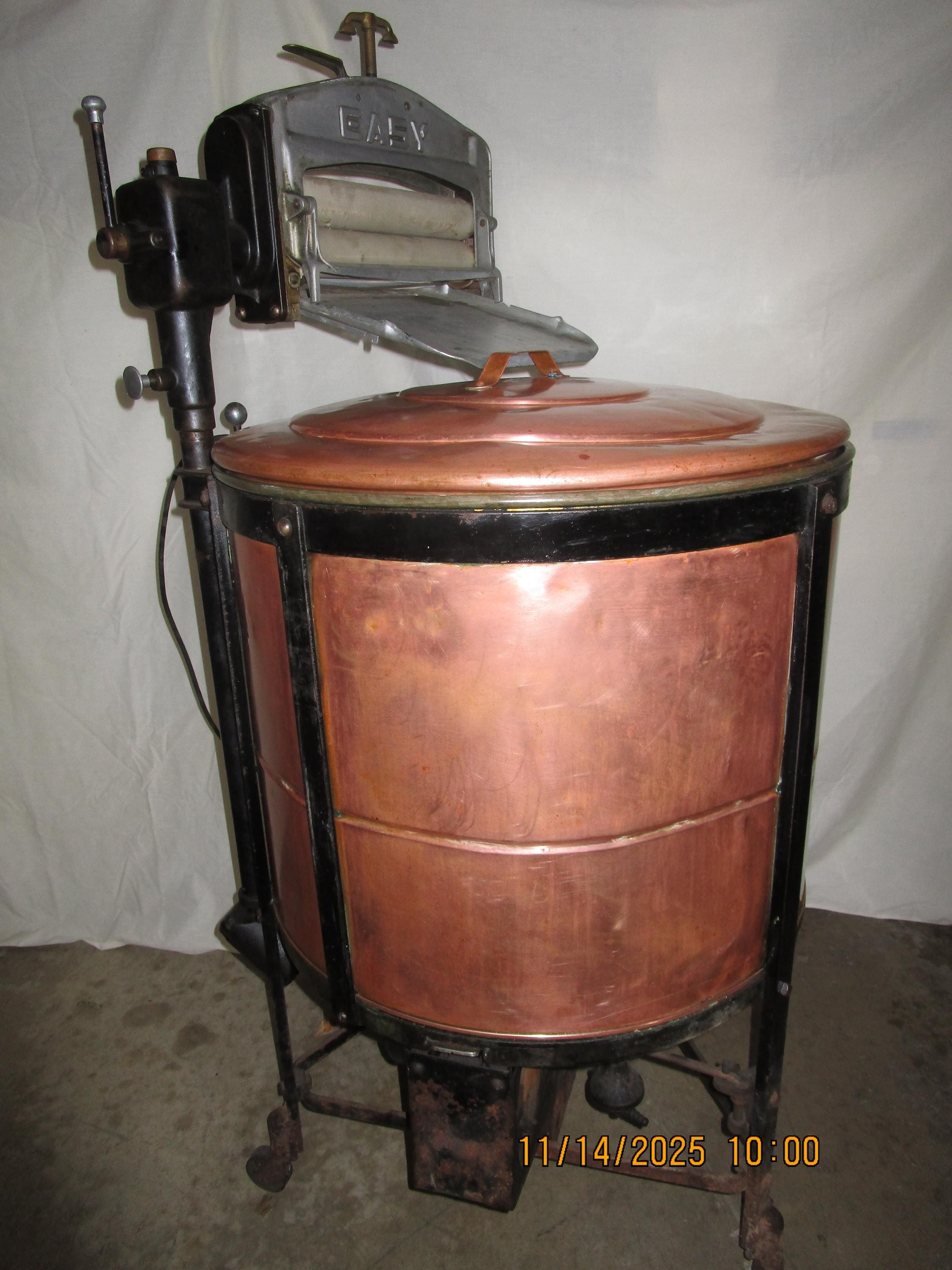 Vintage Easy Wringer Washer Model M W/ Copper Tub Patented in 1912 - Etsy