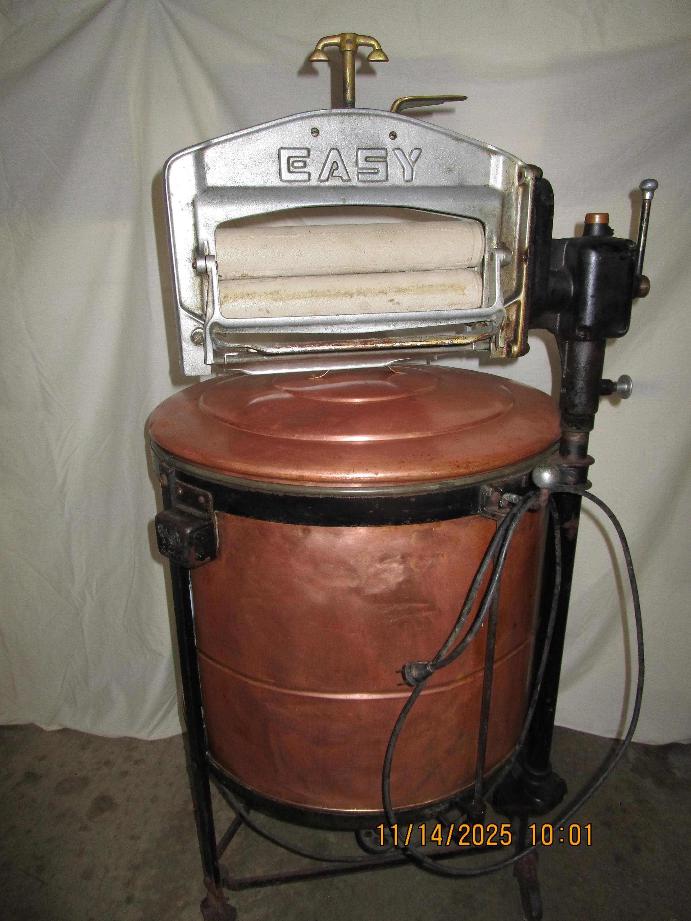 Vintage Easy Wringer Washer Model M W/ Copper Tub Patented in 1912 - Etsy
