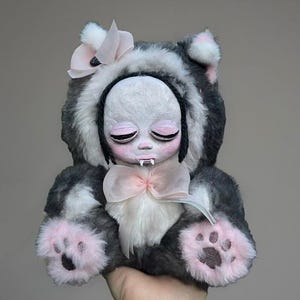 OOAK custom cat doll