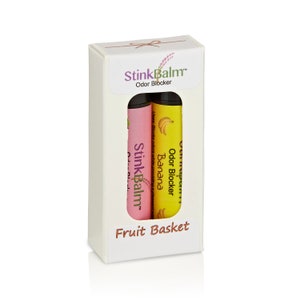 Fruit Basket 2 Pack Gift Set Simply Swipe Under Nose to Block Odors