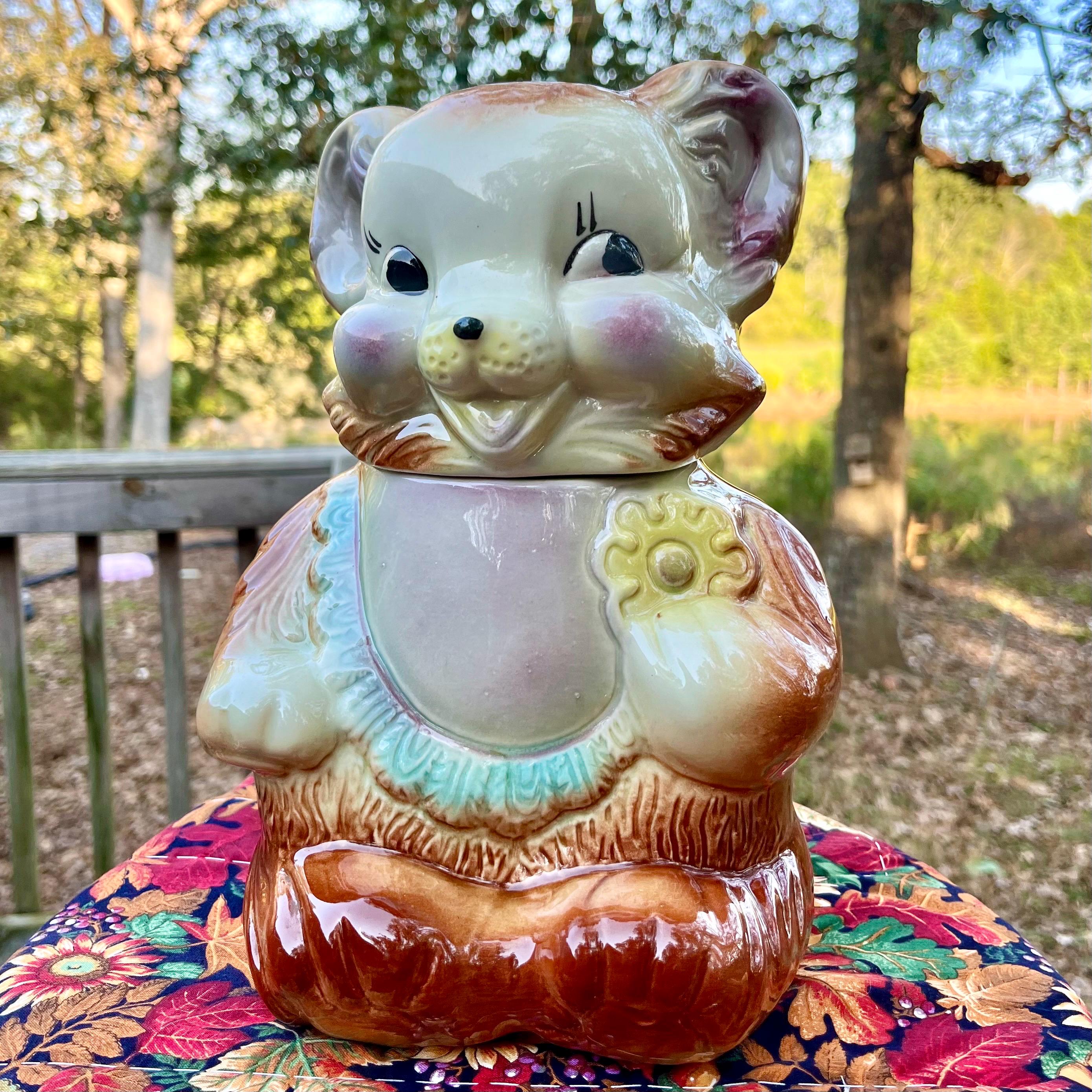 Bear cookie jar - Etsy 日本 Bear cookie jar - Etsy 日本