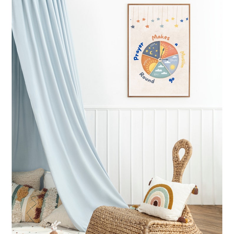 Wall Frames for Muslim Kids Room Decor- Islamic Gifts for Muslim Kids ...