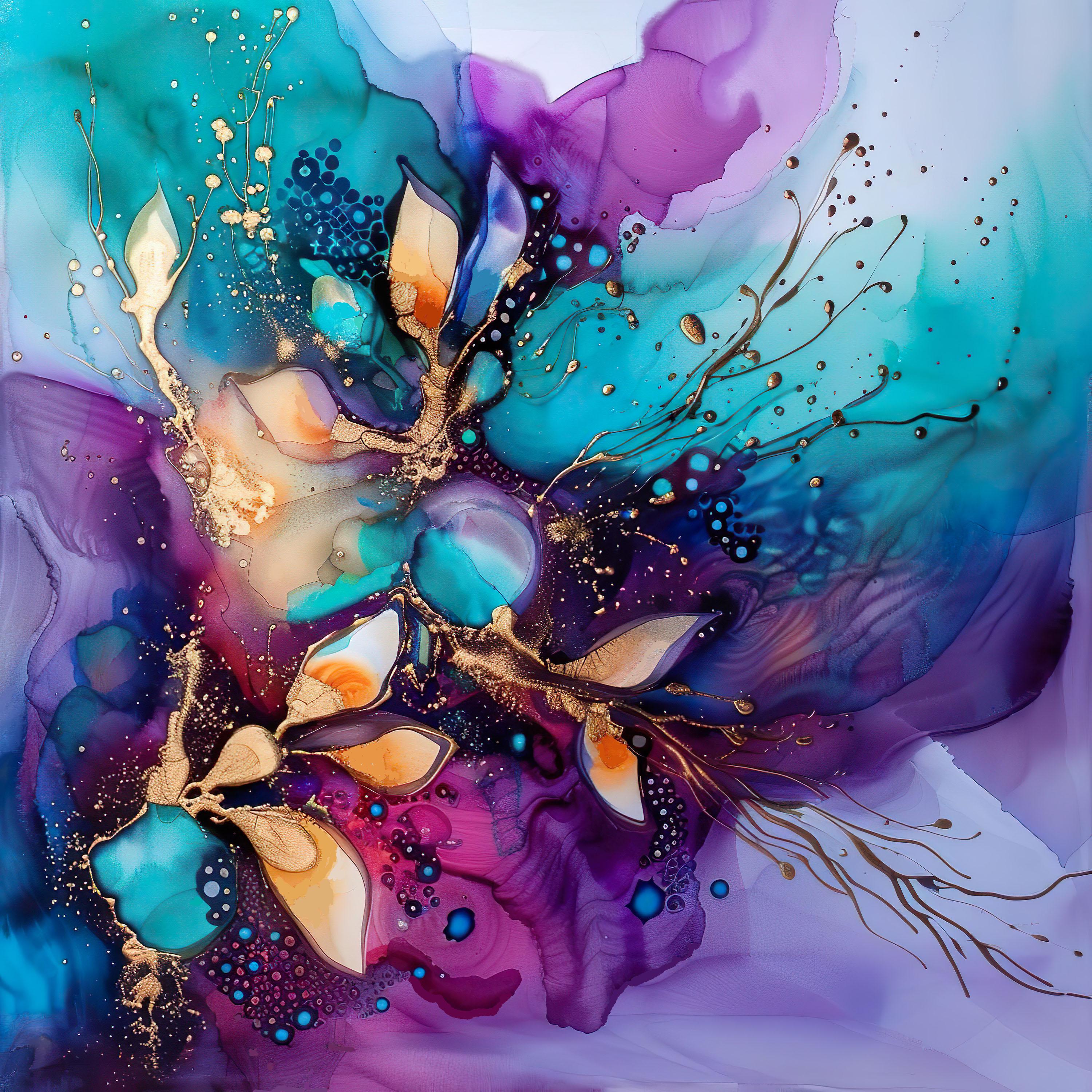 Alcohol Ink Art for Contemporary Home Decor