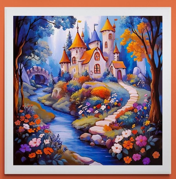 Whimsical Enchanted Home Artwork - Unique Digital Wall Decor Gift Printable