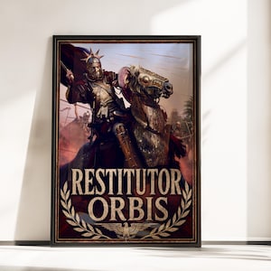 Aurelianer Restitutor Orbis Poster – Wandkunst des römischen Kaisers, antikes Rom Krieger Dekor, historisches Kunstwerk