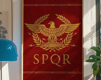 美術品・アンティーク・コレクション SPQR ローマの鷲 壁掛け