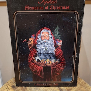 Pipka Two by Two Santa Year 2000 Collector&#39;s Club デザイン #11330 と Memories of Christmas 2000 クリスマス アーク オーナメント デザイン #11433