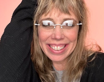 Rimless Vintage La Eyeworks Glasses