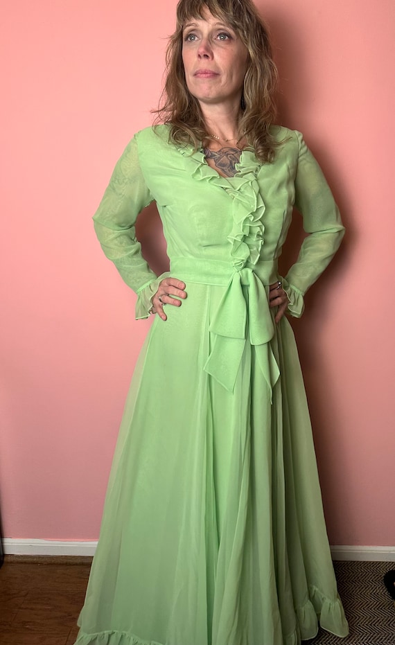 Clifton Wilhite Dallas 1970’s flowy gown
