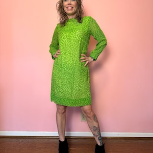 1960’s Green Babydoll Dress