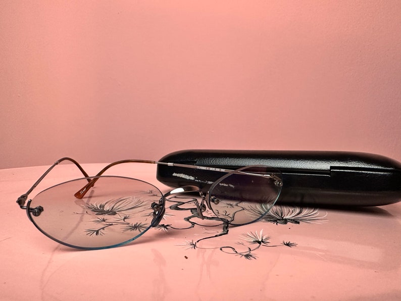 Vintage Lunor Rimless Glasses - Etsy