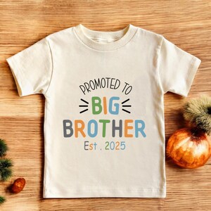 Promu chemise Big Brother | faire-part de grossesse pour enfants | 2025 T-shirt à manches courtes pour tout-petit