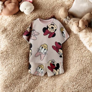 Donald Duck T-Shirt & Shorts Set | Cartoon Print Summer Outfit for Boys  Girls | 2-Piece Kids Clothing Set | 9M–6Y