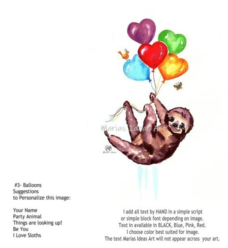 Funny sloth art Nursery wall art Mom and baby Personalized wall art Sloth wall art Marias Ideas Art Sloths Marias Ideas