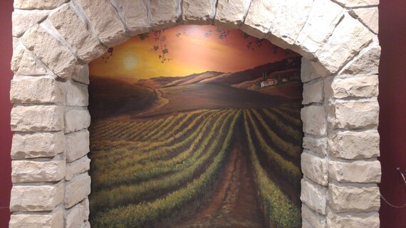 Estimar Para Mural Personalizado Arte De Pared De La Bodega Etsy