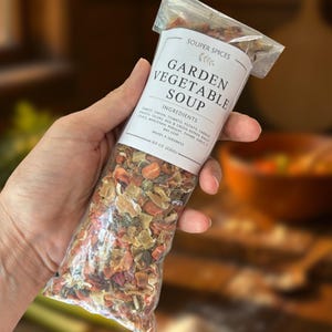 Vegetable Soup Mix, Garden Vegetable Stovetop Slow Cooker, Vegan Vegetarian Easy Meal, Low Sodium One-Pot Comfort Food, Healthy Dinner, Gift image 5
