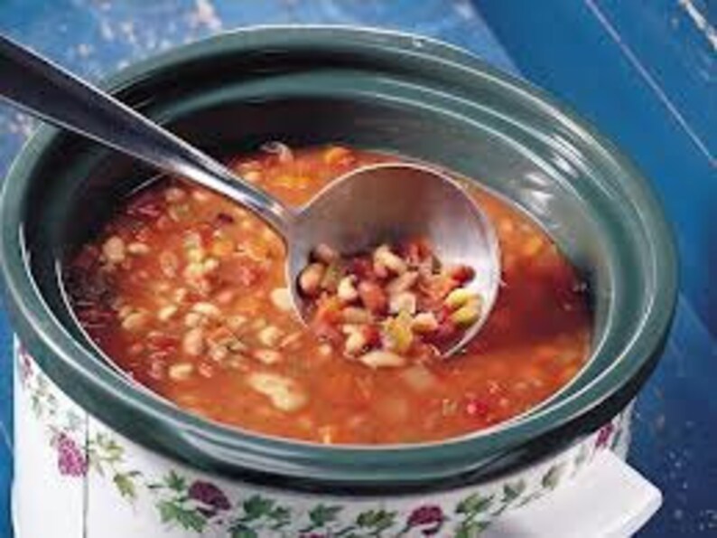 Hearty Bean Soup Dried Mixes Dried Beans Dried Seasoning Etsy