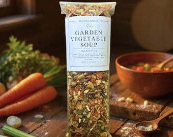 Gemüsesuppe Mix, Gartengemüse Herd Herd Schongarer, Vegan Vegetarische Einfache Mahlzeit, Natriumarmes One-Pot Comfort Essen, Gesundes Abendessen, Geschenk