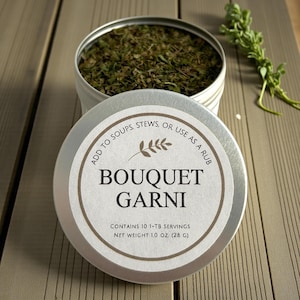 Bouquet Garnis | Aromatyczna mieszanka ziół do zup, gulaszów i sosów | Majeranek, pietruszka, seler i inne składniki do gotowania