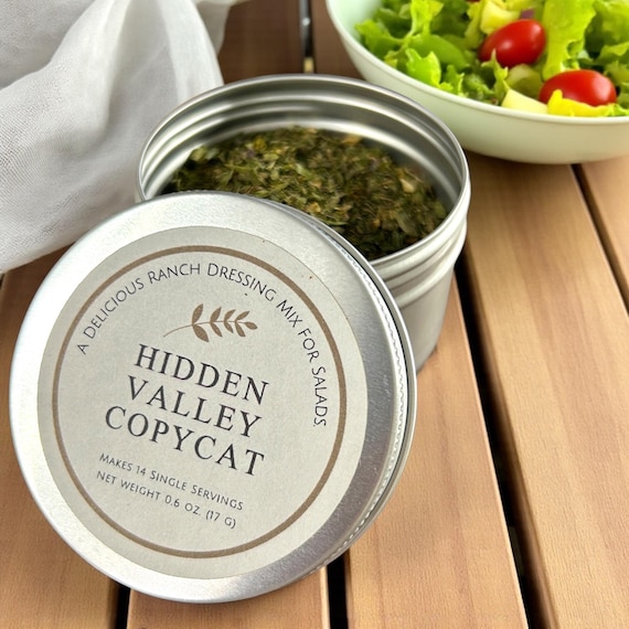 Buy Healthy Hidden Valley Ranch Copycat Salad Dressing Mix, Low Sodium, Gluten  Free & Vegan Online in India - Etsy