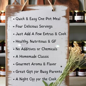 Homemade French Onion Soup Mix, Easy Low Sodium Gluten Free Comfort Food, Healthy Weeknight Dinner, Quick Prep Gift for Soup Lovers, GF image 7