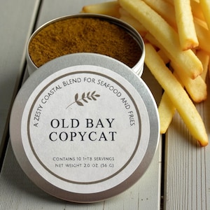 Old Bay Copycat Seafood Seasoning Gourmet Spice Blend for Shrimp, Fries, & Crab Boils – Summer Beach House Gift