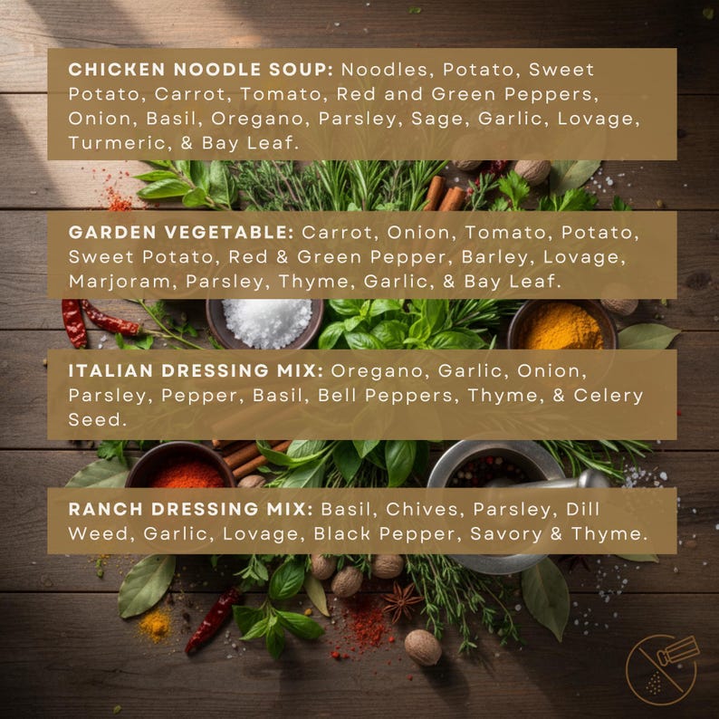 Homemade Soup & Salad Gift Box, 4 Mixes, Chicken Noodle, Garden ...