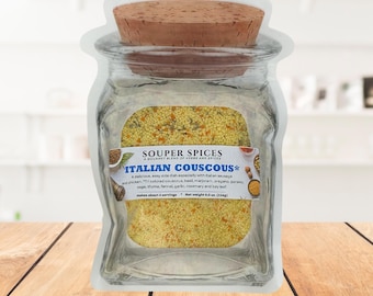Italienischer Couscous | Mediterrane Gerichte, italienische Küche, schnell und einfach, gesunde Ernährung, Mittagessen oder einfaches Abendessen, niedriger Salzgehalt