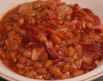 Boston Baked Beans Mix, Baked Bean Mix, Dried Beans, Vegetarian, Bean Seasoning Mix, Slow Cooker, Stocking Stuffer, Salt Free