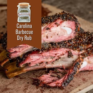 Carolina Barbecue Dry Rub / Condimento bajo en sodio y sin gluten para cerdo, pollo y bistec / Ideal como regalo para asar