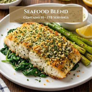 Gourmet Seafood Herb Blend | Salt-Free Lemon, Dill, Basil Seasoning image 3