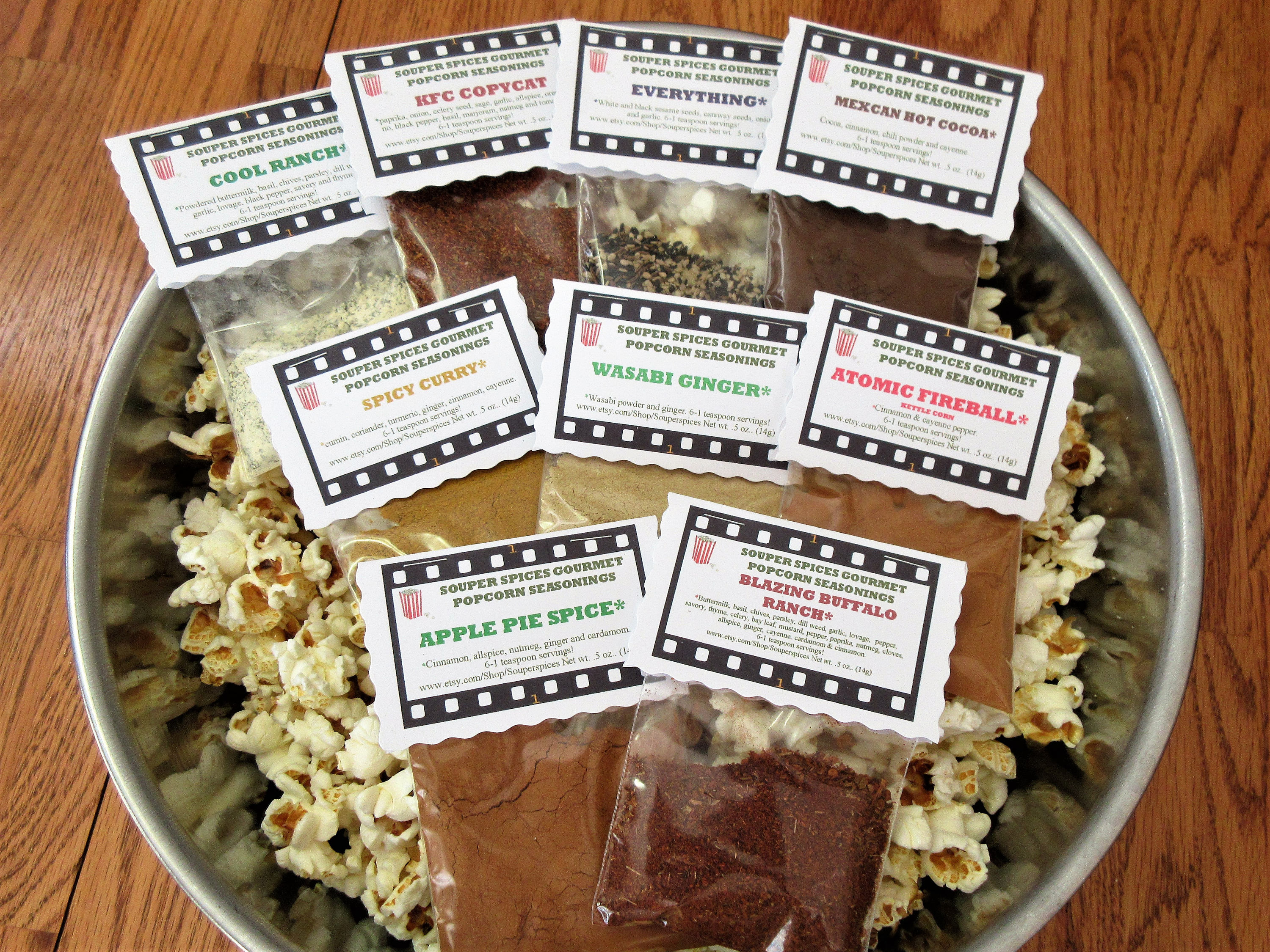 Popcorn Popcorn Seasoning Popcorn Mix Popcorn Flavor Etsy Canada