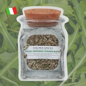 Healthy Italian Salad Toppings | Gluten Free, Low Sodium & Nutritious Mix for Delicious Salads