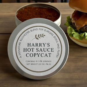 Spicy Meat Sauce Seasoning Mix – Famous Rochester Garbage Plate Topping – Unique Grilling Gift for Dad