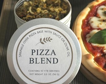 Perfect Pizza Seasoning, Gourmet Authentic Italian Spice Mix, Gluten Free Vegan Sauce Herb Blend, Easy Homemade Dinner