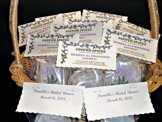 Lavender Wedding Favors Baby Shower Lavender Shower Favors Lavender Placards 25 Lavender Sachets w Personalized Tags