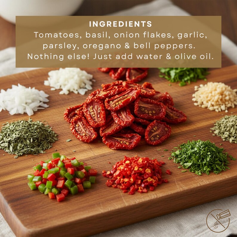 Gourmet Bruschetta Mix, Authentic Italian Seasoning Blend, All Natural Herb Mix for Bread Dipping Oil, Italian Foodie Gift for Vegan Cooks image 4