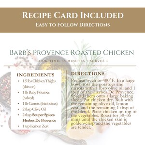Herbes de Provence | Gourmet Culinary Lavender Savory Blend, Gluten Free, Low Sodium French Herb Mix for Cooking image 4