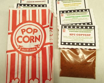 Popcorn Seasoning, Popcorn, Popcorn Samplers, Popcorn Mix, Popcorn Gift Package, Gourmet Popcorn, Valentines, Birthday Gifts, Salt & GF