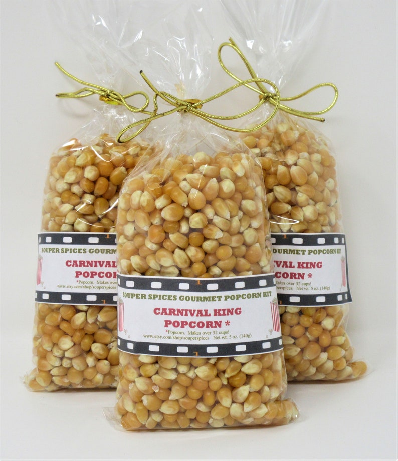 Popcorn 10 Oz Popcorn Gift Set Popcorn Kit Popcorn Mix Etsy