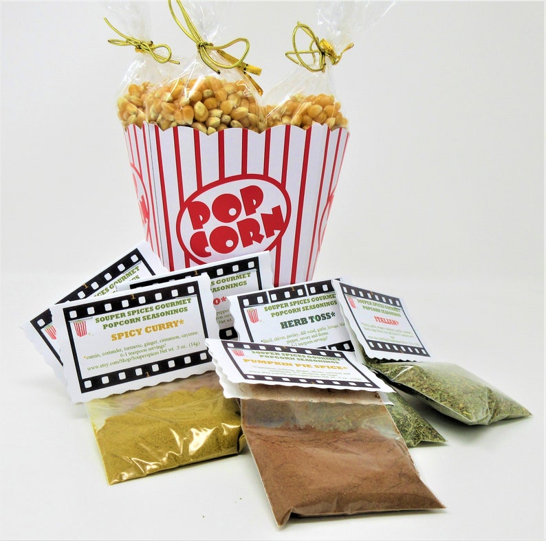 Popcorn 20 Oz Popcorn Gift Set Popcorn Kit Popcorn Mix Etsy