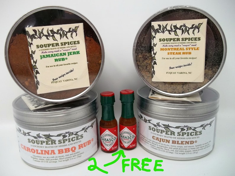 Grilling Gifts Set, Grilling Rubs Gifts, Spice Rubs Gifts, Steak Rubs