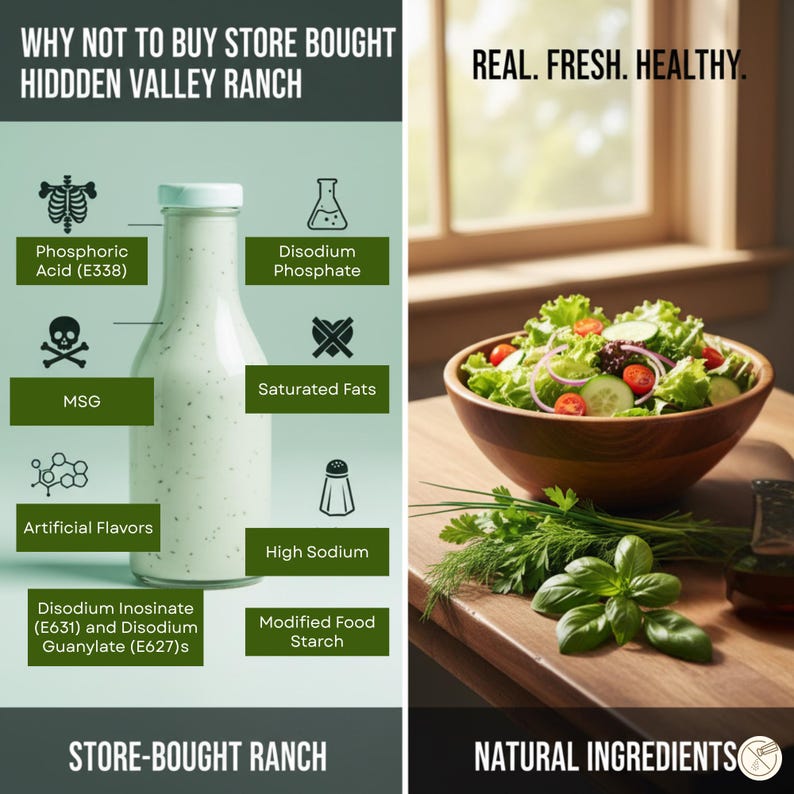 Clean Label Ranch Dressing Healthy Ranch Salad Dressing Mix, Low Sodium, Gluten Free - Etsy