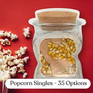 Popcorn Seasoning Kit - 35 Gourmet Vegetarian Varieties, Low Sodium & Gluten Free Spices for Healthy Snacking