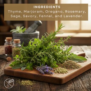 Herbes de Provence | Gourmet Culinary Lavender Savory Blend, Gluten Free, Low Sodium French Herb Mix for Cooking image 3