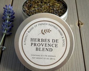 Herbes de Provence | Gourmet Culinary Lavender Savory Blend, Gluten Free, Low Sodium French Herb Mix for Cooking