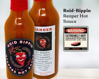 Carolina Reaper Pepper Hot Sauce | Spicy Gourmet Sauce, Fiery Flavor, Perfect Gift for Heat Lovers & Foodies