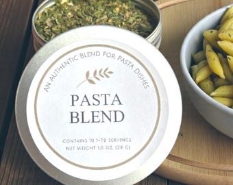 Gourmet Italian Pasta Seasoning – Authentic Herb Blend for Buttery Pasta – Unique Foodie Gift for Home Cook