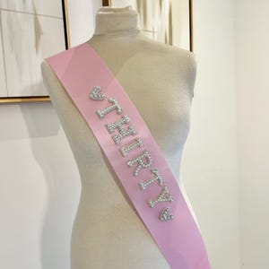 30th birthday sash | thirtieth birthday sash | 40th birthday sash | 21st birthday sash | 30th birthday decor | birthday gifts | Pearl sash